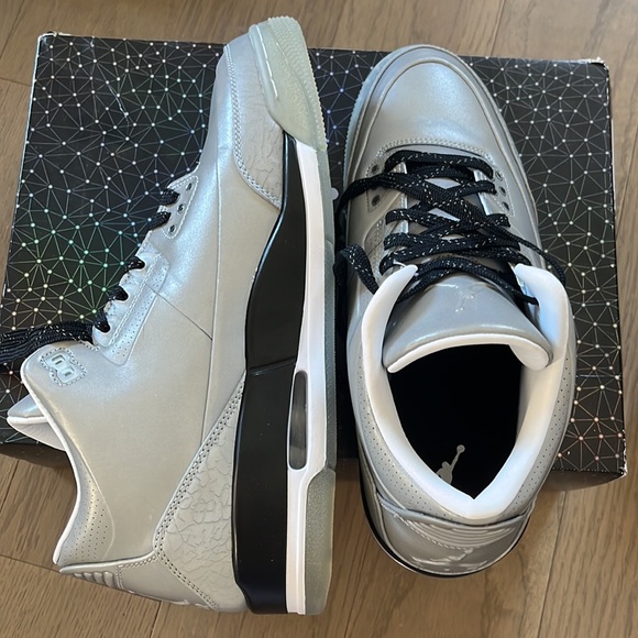 Brand new Air Jordan 5lab3 silver size 10.5 new with box - Picture 5 of 8